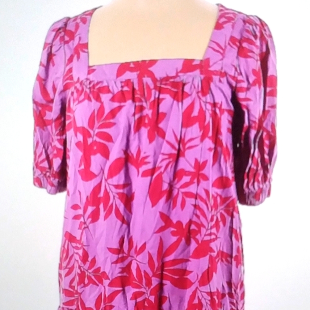 CUTE RUFFLED MINI SHORT SLEVE BOHO DRESS